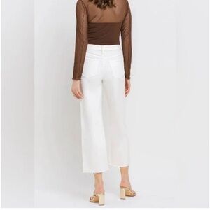 KENSIE JEANS • The Savannah High Rise Flare Crop